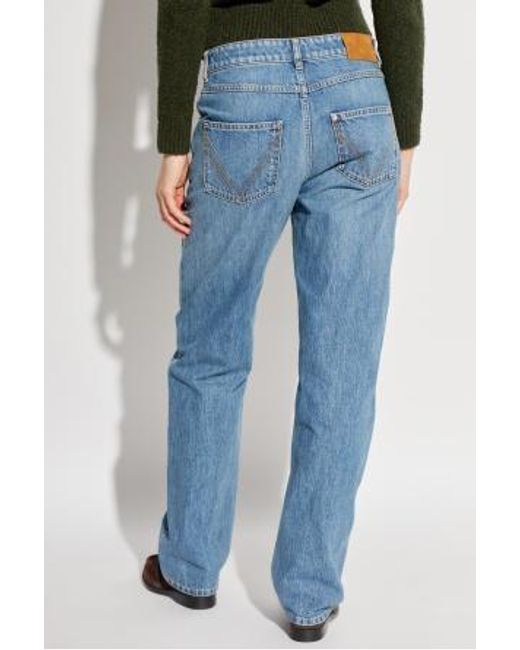 Bottega Veneta Blue Belt Loop Jeans