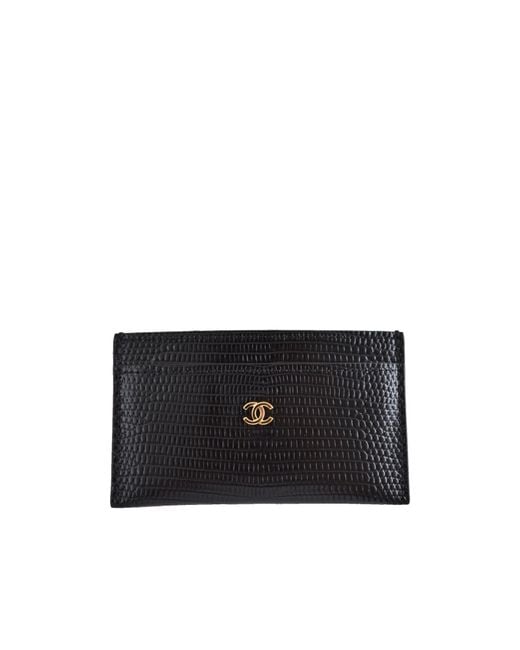 Chanel Black Logo Card Holder