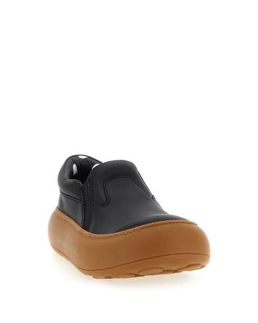 Moschino Brown Ollie Slip-On Sneakers