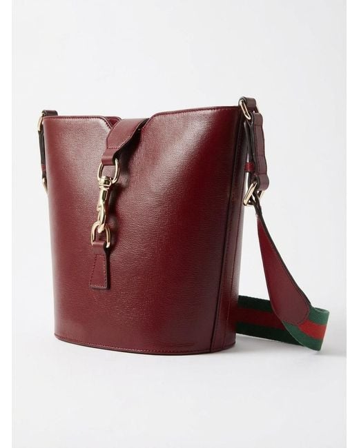 Gucci Red Mini Ancora Bucket Bag