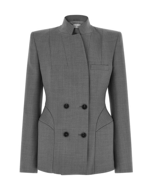GIUSEPPE DI MORABITO Gray Double-Breasted Blazer