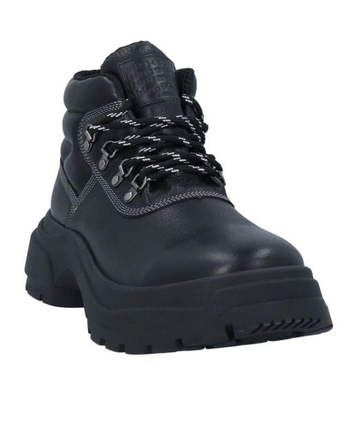 Maison Margiela Blue Solid Color Ankle Boots