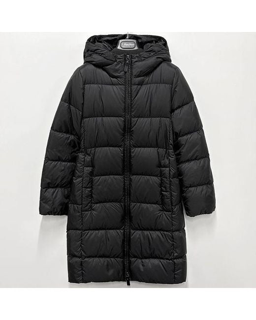Max Mara Black The Cube Seipar Down Jacket