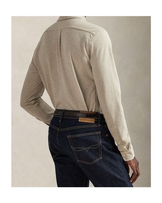 Polo Ralph Lauren White Ralph Lauren Button-Down Logo Shirt for men