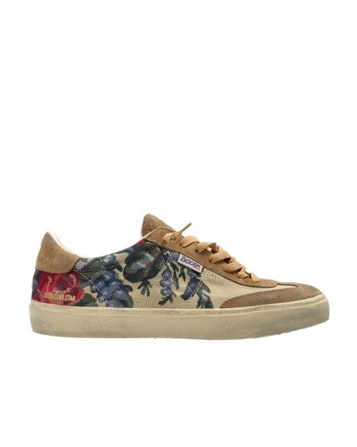 Golden Goose Deluxe Brand Brown Soul Star Lace-Up Sneakers for men