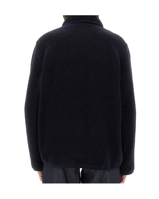 A.P.C. Blue Long Sleeve Buttoned Jacket