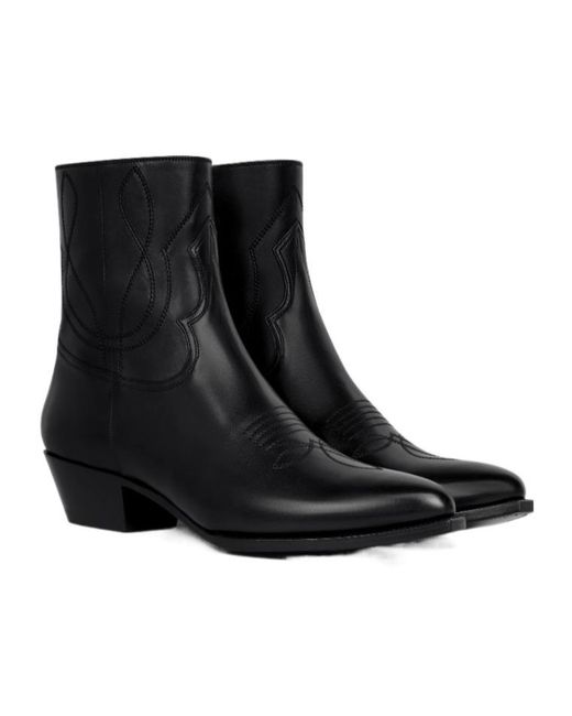 Céline Black Moon Zipped Boots for men