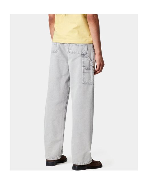 Carhartt Gray W' Pierce Straight Leg Pants