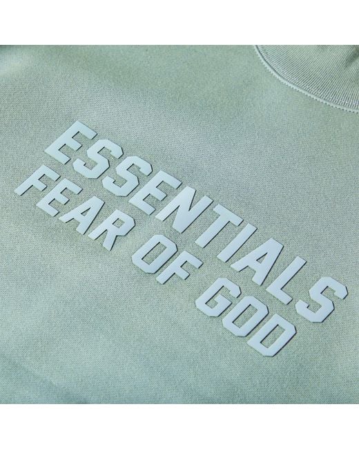 Fear Of God Green Logo Long-Sleeve Sweatshirt for men