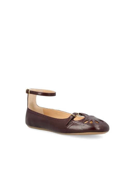 Chloé Brown Chloé Misty Ballet Flats