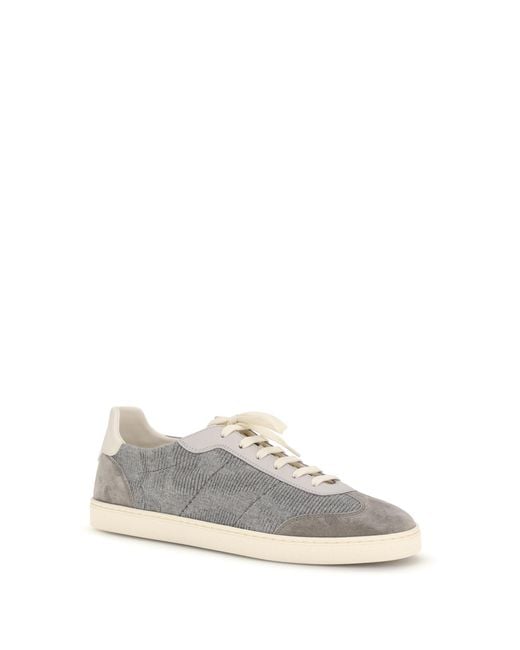 Brunello Cucinelli Gray Sneakers for men