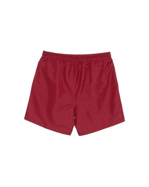 Brunello Cucinelli Logo Embroidered Drawstring Swim Shorts for men
