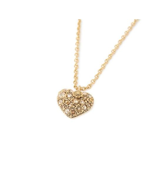 COACH Metallic Necklace And Earring Set