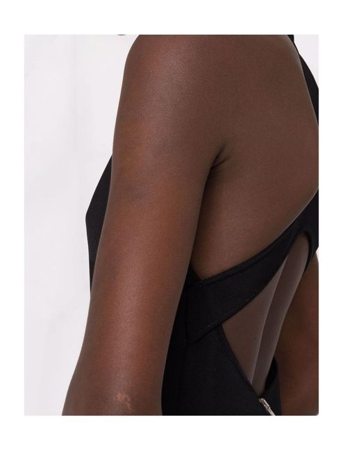 Givenchy Black Open Back Cut-Out Sleeveless Top