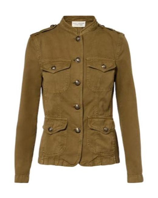 Nili Lotan Green Button-Down Casual Jacket