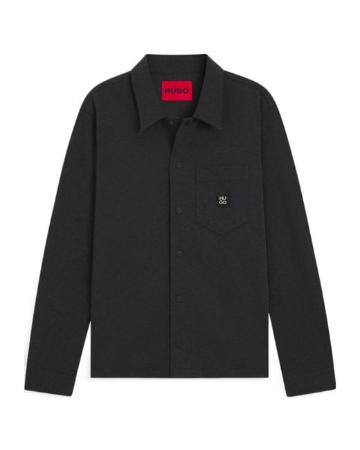 Boss Black Enaso Chest-Pocket Long-Sleeve Shirt for men