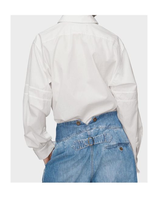 Maison Margiela White Long Sleeved Shirt