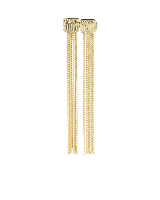 FEDERICA TOSI Metallic Elongated Link Earrings