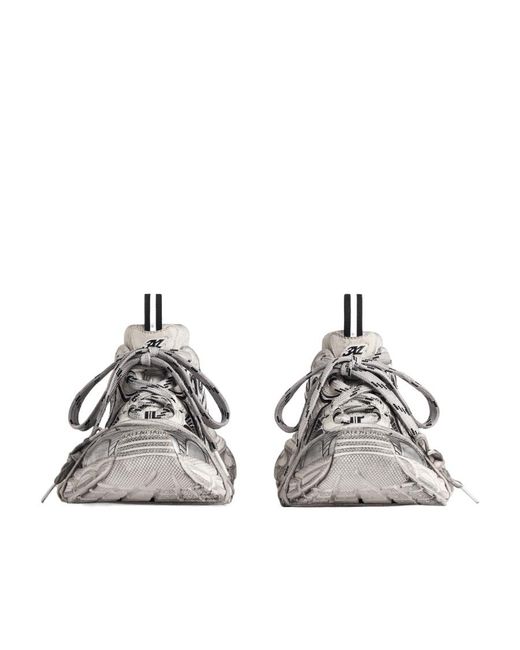 Balenciaga White 3Xl Low-Top Sneakers