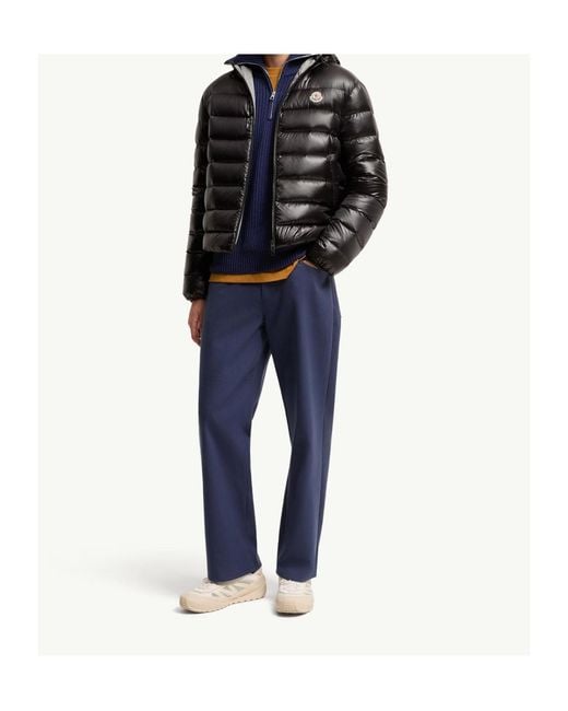 Moncler Black Forzo Hooded Packable Short Down Jacket for men