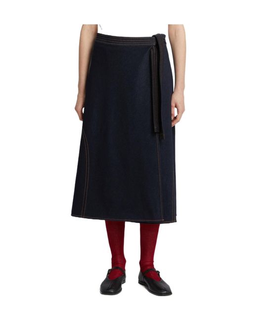 Max Mara Black Flared Skirt