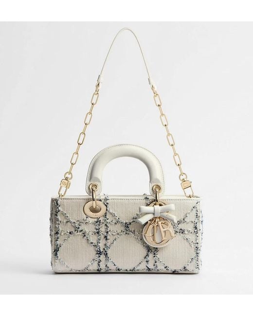 Dior Metallic Small Lady D-Joy Bag