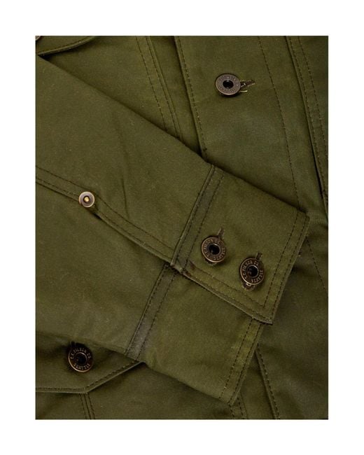 Filson Green Long-Sleeve Casual Jacket for men