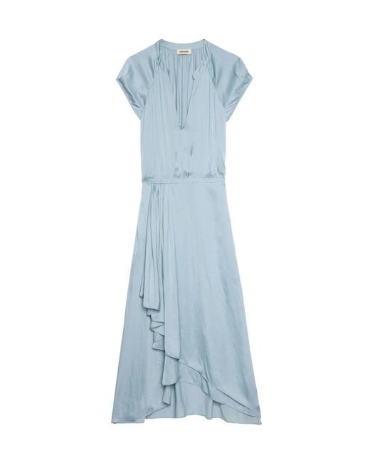 Zadig & Voltaire Blue Randall Midi Dress