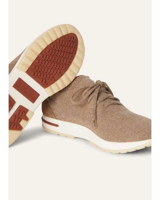 Loro Piana Brown 360 Lp Flexy Walk Cashmere Sneakers for men