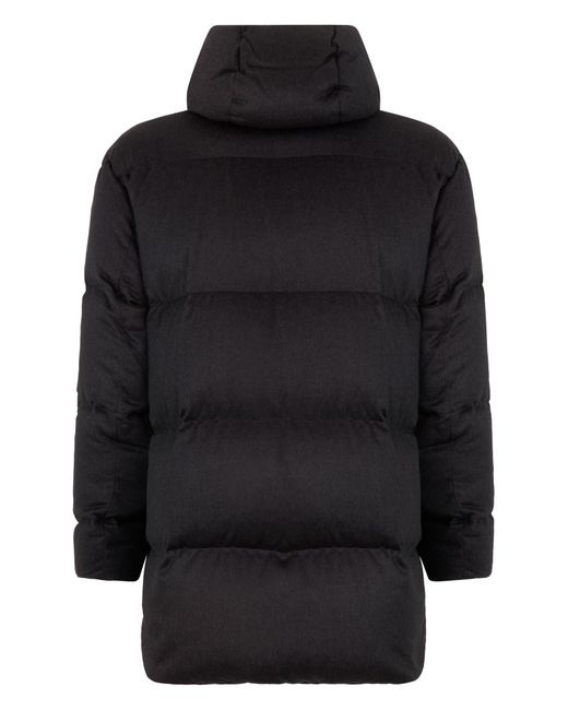 Herno Black Quilted Padded Coat for men