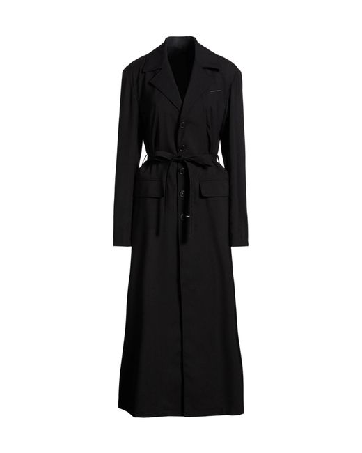 MM6 by Maison Margiela Black Full-Length Jacket