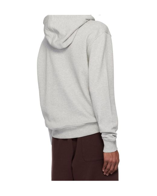 AMI Gray Ami De Coeur Drawstring Hoodie
