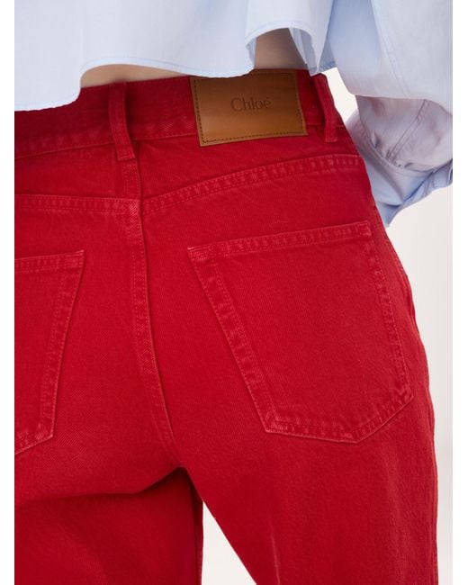 Chloé Tapered-Leg Jeans
