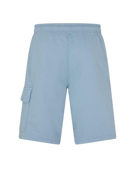 C P Company Blue Versatile Shorts for men