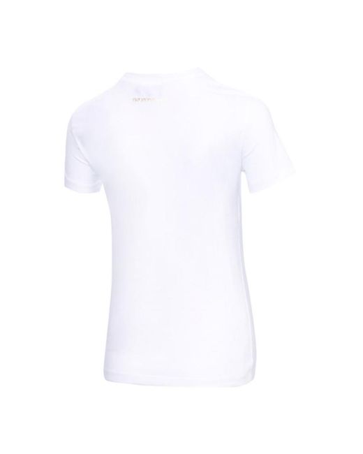Emporio Armani White Bear Decorative Short-Sleeved T-Shirt