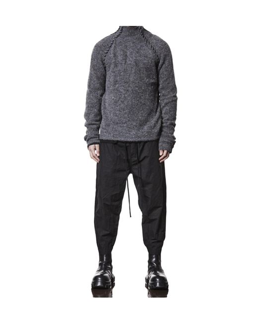 Thom Krom Gray High Neck Knitwear for men