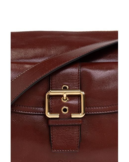 Chloé Brown Medium Camera Handbag