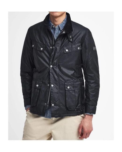Barbour Black Tourer Duke Wax Jacket for men