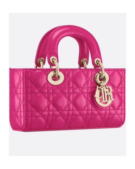 Dior Pink Small Lady D-Joy Bag