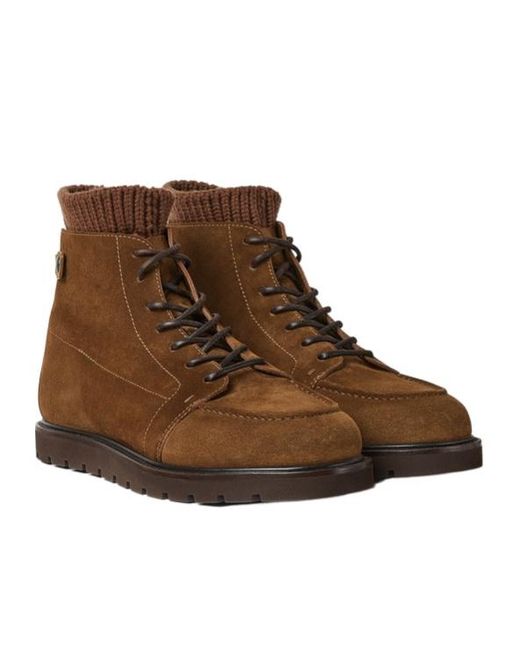Loro Piana Brown Verbier Walk Ankle Boots for men