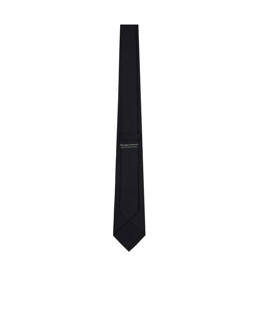 Our Legacy White Graphic Print Tie for men