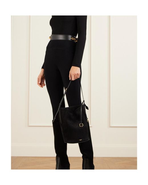 Alaïa Black Alaïa Top Handle Small Bucket Bag
