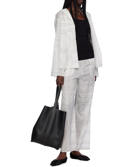 Totême Black Knit Tank Top Scoop Neck