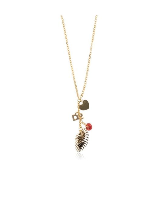 DSquared² Metallic Embellished Necklace