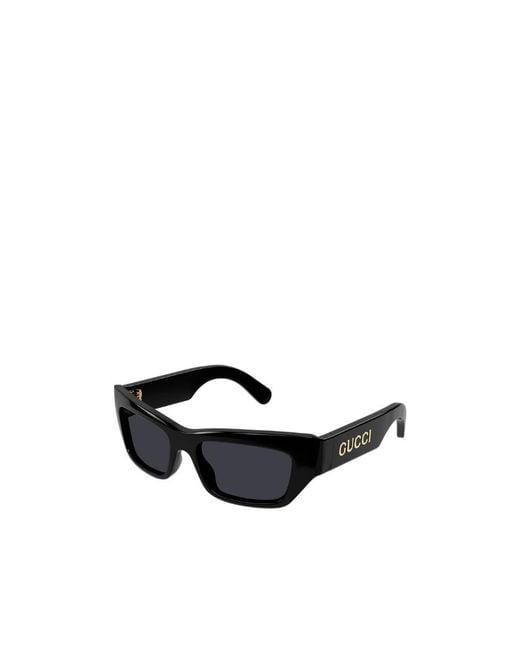 Gucci White Eyewear Cat-Eye Frame Sunglasses for men