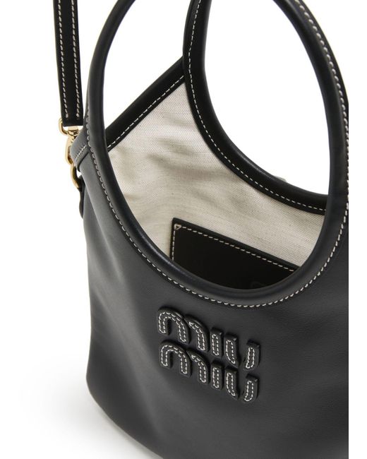 Miu Miu Black Ivy Shoulder Bag