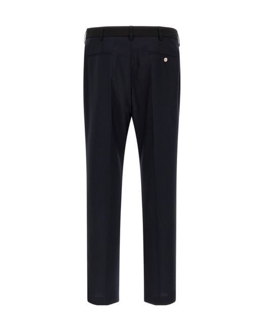 Marni Blue Tropical Straight-Leg Pants for men