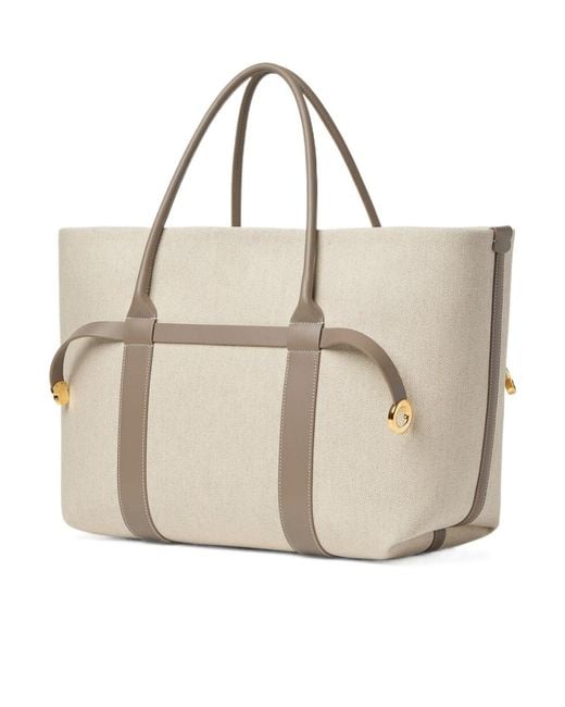 Loro Piana Natural Ghiera Shopper Large