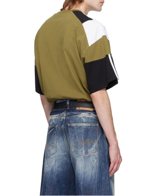 Martine Rose Green Short-Sleeved T-Shirt for men