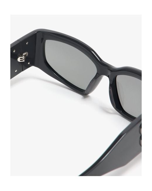 Balenciaga White Eyewear Bossy Cat-Eye Frame Sunglasses